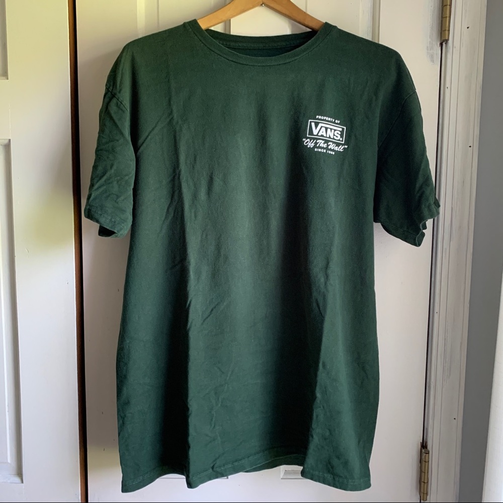 Vans forest green t-shirt